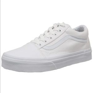 Canvas Old School Classic White Vans